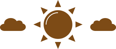 Icons Sun with Clouds